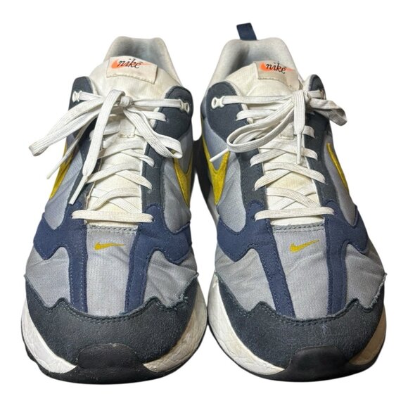 NIKE AIR MAX Dawn Particle Grey Dark Citron Shoes Mens Sz 13 DJ3624-003 Sneakers